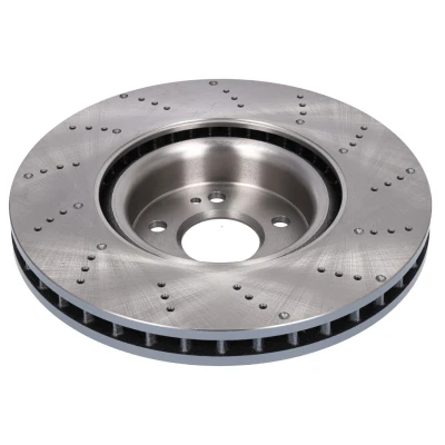 Abbildung von FEBI BILSTEIN Bremsscheibe MERCEDES BENZ: A Klasse, CLA Coupe, Shooting Brake Vorderachse 350mm 30mm 5 loch 112mm gelocht/innenbel. 107510
