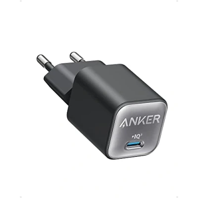Abbildung von Anker USB C GaN Charger 30W, 511 Ladegerät (Nano 3), PIQ 3.0 PPS Schnellladegerät, Kompatibel mit iPhone 15/15 Pro/15 Pro Max/14 Pro/14 Max, Galaxy, Pixel 4/3, iPad (Ohne Ladekabel)