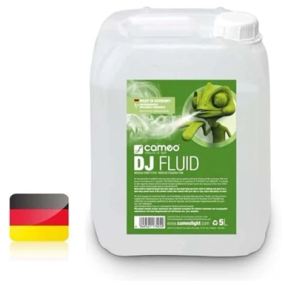 Abbildung von 1 x Cameo CLFDJ5L 5 Liter DJ Nebelfluid mittlerer Dichte &amp; Standzeit Smoke Fluid für Nebelmaschine