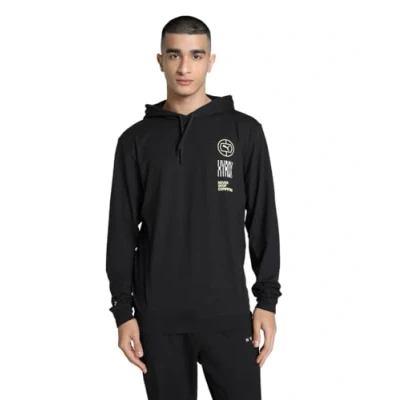Abbildung von Puma Hyrox Hoodie Kapuzenpullover, Herren, Größe: Small, Black