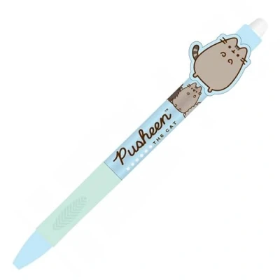 Abbildung von Sarcia.eu Gelschreiber Pusheen mit Radiergummi, radierarbar, blau, 0,5 mm
