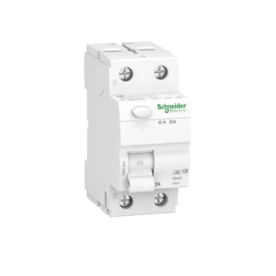 Abbildung von Schneider Electric Fehlerstrom Schutzschalter IDK 2P 25A 30MA TYP A, A9Z01225, weiß