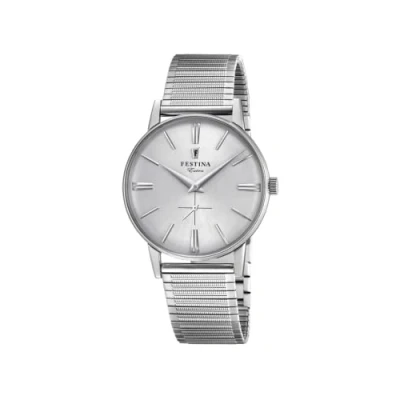 Abbildung von Festina Herren Analog Quarz Uhr mit Edelstahl Armband F20250/1
