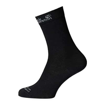 Abbildung von Jack Wolfskin Unisex Classic Cut Merinosocken, Schwarz, 35 37 EU
