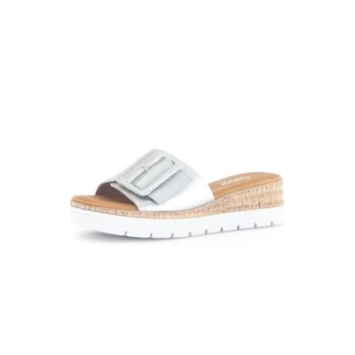 Abbildung von Gabor Comfort Hausschuh, Damen, Größe: 38, Silver coloured Schuhe