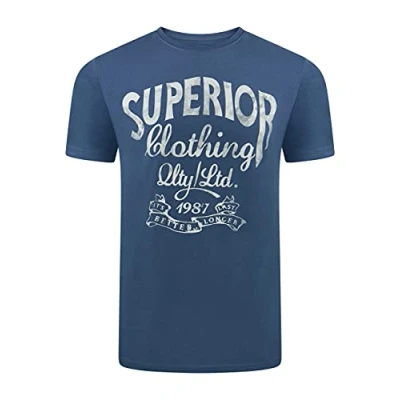 Abbildung von riverso T Shirt Herren Printshirt RIVLeon Regular Fit (1 tlg) Kurzarm Tee mit Rundhalsausschnitt aus 100% Baumwolle