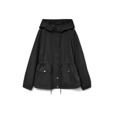 Abbildung von Vero Moda Vmpaisley Parka Jacket Leichte Jacke, Damen, Größe: Medium, Black