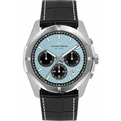 Abbildung von Jacques Lemans Chronograph Monte Carlo, Quarzuhr, Armbanduhr, Damenuhr, Datum, Stoppfunktion