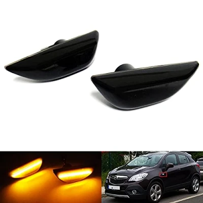 Abbildung von RZG 2x Schwarze Seitenblinker LED Begrenzungsblinker für 2012 2019 Mokka X Trax