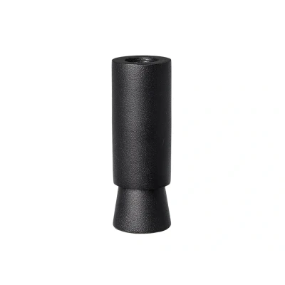 Abbildung von Broste Copenhagen Anker Kerzenständer, Aluminium, Schwarz, 11x4cm
