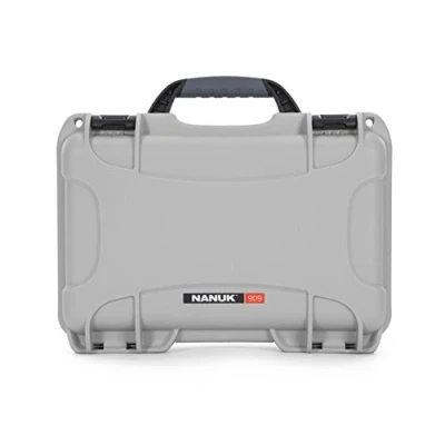 Abbildung von Nanuk 909 Wasserdichter Hartschalenkoffer leer Silber