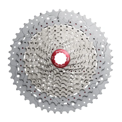 Abbildung von Kassette 11 Fach Sunrace CSMX8 42Z Silber/Rot