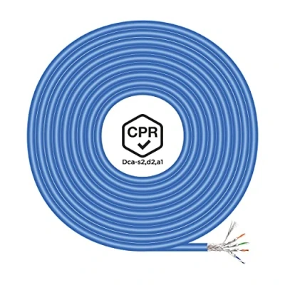 Abbildung von AISENS A146 0664 RJ45 LSZH CPR Dca Cat.7 600MHz S/FTP AWG23 Netzwerkkabel, blau, 100m