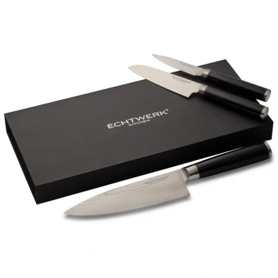 Abbildung von ECHTWERK Messer Set Damaszener 4tlg