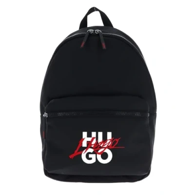 Abbildung von HUGO Handwritten Tagesrucksack, Herren, Größe: One Size, Black