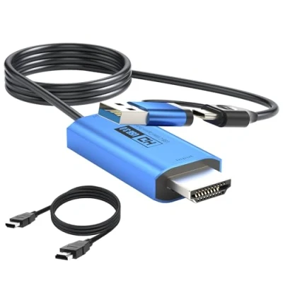 Abbildung von YCE Videoaufnahmekarte 4K HDMI auf USB C/USB 3.0 1080P Capture Card mit 2M Draht Game bis Adapter Laptop verbinden für Live Streaming,Gaming,Videokonferenz