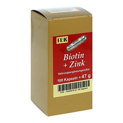 Abbildung von Biotin+zink Kapseln 100 St