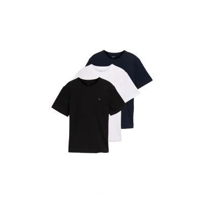 Abbildung von TOM Tailor Triplepack Tshirts Tshirt basic, Herren, Größe: Medium, White