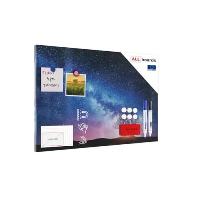 Abbildung von ALLboards Magnettafel Metallische Magnettafel, MetalBoard, MILCHSTRASSE 90x60 cm