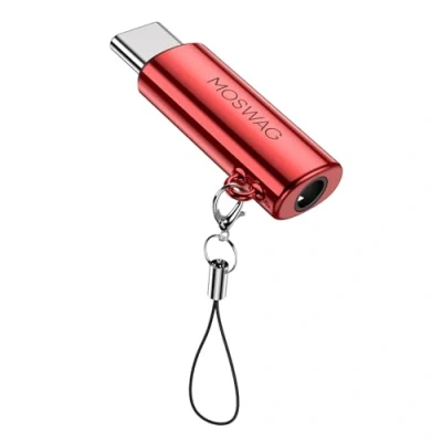 Abbildung von MOSWAG USB C zu 3,5 mm Kopfhörer Adapter, Aux Adapter Jack Audio Zinklegierung Kompatibel mit Samsung GalaxyS23 S22 S21 S20 S10 Plus,Ultra S21+,Pixel 7/6,Pad Pro 6