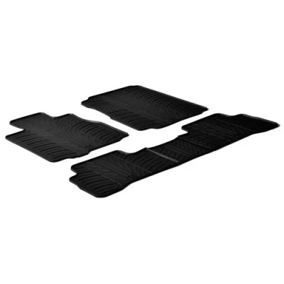 Abbildung von Gledring 0302 Fußmattensatz Gummi vorne und hinten 5 schwarz 750mm 550mm HONDA: CR V 3
