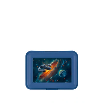 Abbildung von Baagl Brotdose Kinder für Schule Lunchbox Mädchen, Jungen, Kindergarten Jausenbox, Brotzeitbox, Brotbox, Snackbox (Weltraum)