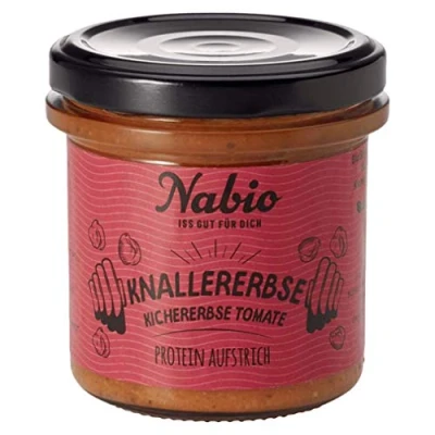 Abbildung von Nabio Bio Brotaufstrich Kichererbse &amp; Tomate, 140 g