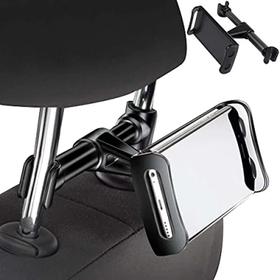 Abbildung von CRHRGYKB Tablet Halterung Auto,Auto Rücksitz Halterung,Universal kopfstützenhalterung Handy, für Tablet, iPad, Air, iPad Mini, Samsung Galaxy, Smartphone,Tablet usw. 4,3 13 Zoll Geräte Schwarz