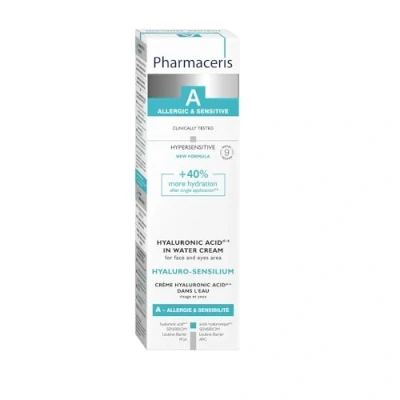 Abbildung von Pharmaceris A Hyaluro Sensilium, Gesichtscreme, Hyaluronsäure in Wasser Creme für Allergische und Empfindliche Haut, Lindert Reizungen 40 ml