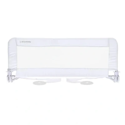Abbildung von Dreambaby Prager Bettgitterschutz für Kleinkinder, faltbare und tragbare Sicherheitsbarriere passend Einzel bis Kingsize Matratzen mit flachem Bettgestell, 110 cm breit x 45,5