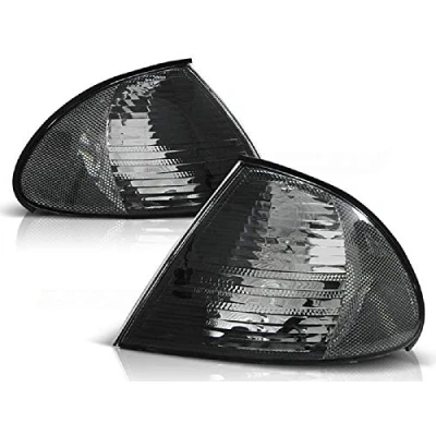 Abbildung von Frontblinker Set rauchglas smoke schwarz für BMW 3er E46 05.1998 08.2001 Limousine Touring