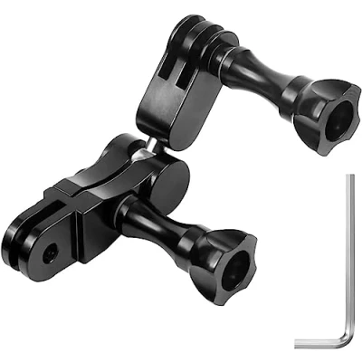 Abbildung von FAEFTY Kugelgelenk Halterung für Gopro, Aluminum 360Drehbar Schwenkarm mit Schraubenschlüssel GoPro Hero 11, 10, 9, 8, 7, 6, 5, 4, Sjcam, Yicam und Anderen Action Kameras