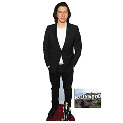 Abbildung von Adam Driver Pappaufsteller in Lebensgröße, 191 cm x 63 cm, inkl. Mini Ausschnitt und 20 10 Foto