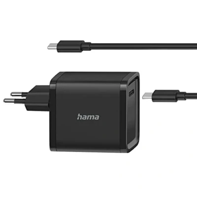 Abbildung von Hama Universal USB C Notebook Netzteil, Power Delivery (PD) 5 20V/45W Netzteil