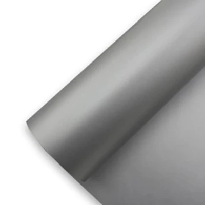 Abbildung von Könighaus (8,72/m2) Silber Matt Autofolie 400 x 152 cm blasenfrei mit Anleitung
