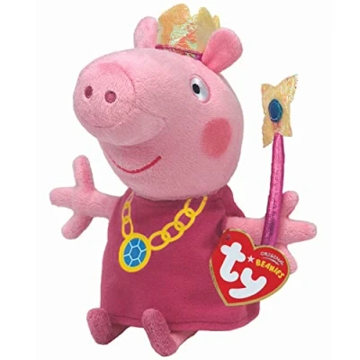 Abbildung von Ty Teenys Kuscheltier Peppa Pig Prinzessin, 30 cm