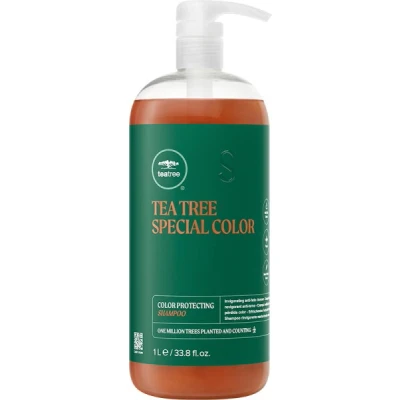Abbildung von Paul Mitchell Tea Tree Special Color Shampoo Protect ideal für coloriertes Haar, Farbschutz frische, saubere Haare mit Glanz, 1000 ml