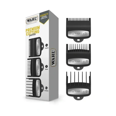 Abbildung von Wahl Premium Cutting Guides 03354 5001 3 Aufsteckkaemme 1,5/3/4,5 mm