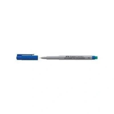 Abbildung von Faber Castell Folienschreiber nonpermanent F blau