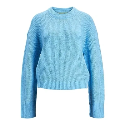 Abbildung von JJXX Kelvy Chunk Strickpullover, Damen, Größe: XS, Deep lagoon