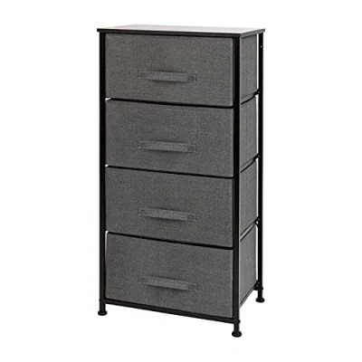 Abbildung von Flash Furniture Schubladeneinheiten, Holz, schwarz/grau, 4 Drawer
