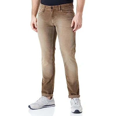 Abbildung von camel active SLIM FIT Stoffhose, Herren, Größe: 35x30, Wood