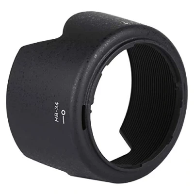 Abbildung von CELLONIC® Gegenlichtblende kompatibel mit Nikon AF S DX Nikkor 55 200 mm f/4 5.6G ED Bajonett HB 34 Objektiv Sonnenblende Kamera Streulichtblende Lens Hood
