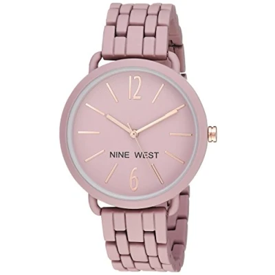 Abbildung von Nine West Damen analog Japanisches Quarzwerk Uhr mit Legierung Armband 086702619153