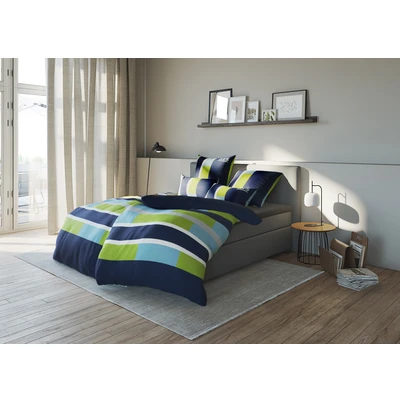 Abbildung von H.I.S Bettwäsche &quot;Etienne in Gr. 135x200 oder 155x220 cm&quot;, (2 tlg.), aus Baumwolle, zeitlose mit Streifen Design
