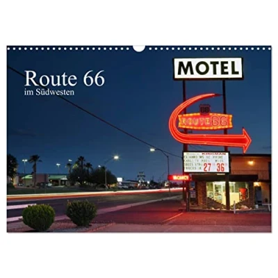 Abbildung von Route 66 im Südwesten (Wandkalender 2025 DIN A3 quer), CALVENDO Monatskalender