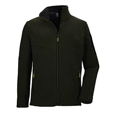Abbildung von killtec (KILAH Herren Strickfleecejacke mit Stehkragen KOW 28 MN KNTFLC JCKT, dunkeloliv, 3XL, 38631 000