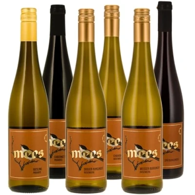 Abbildung von WEINGUT MEES Festtags Weine im Probierpaket hochwertige Rotweine &amp; Weissweine von der Nahe Ideal als Weinprobe Geschenk für Ostern Wein Verkostungs Set aus Deutschland Paket (6 x 750 ml)