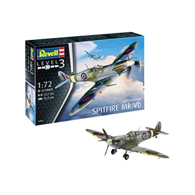 Abbildung von Revell Spitfire Mk.Vb, Fixed wing aircraft model, Montagesatz, 1:72, Männlich, Second World War