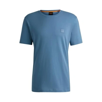 Abbildung von BOSS Tales Tshirt basic, Herren, Größe: Large, Light pastel blue